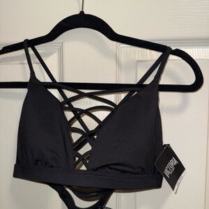 Victoria's Secret Black Crisscross Bralette